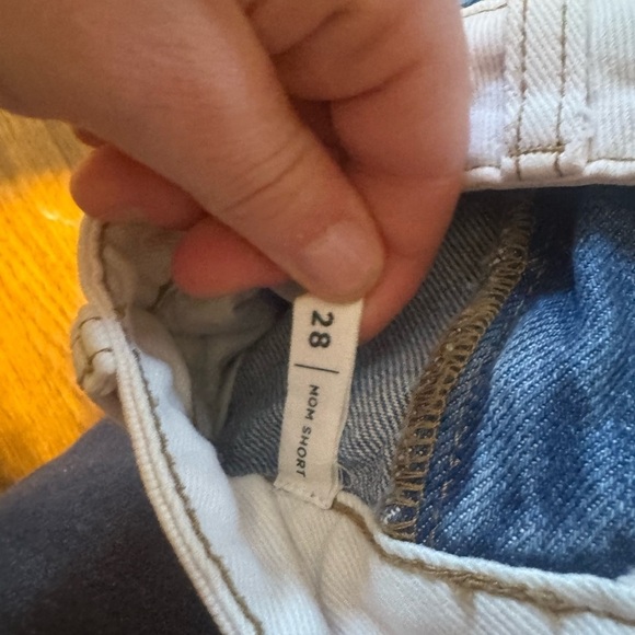 PacSun Blue Jean Shorts with Cuffed Hem - Picture 5 of 5